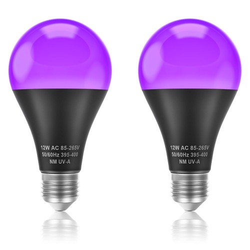 Lampadina e27 12w 395nm - uv,