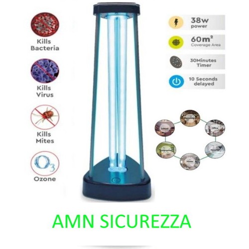 Lampada raggi ozono 38w - raggi, uv-c