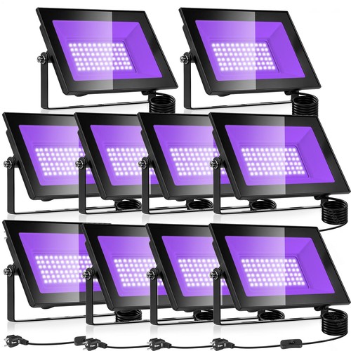 10x faretto led luce nera - faretto,